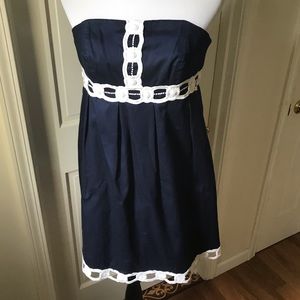 Lilly Pulitzer Navy/White Dress